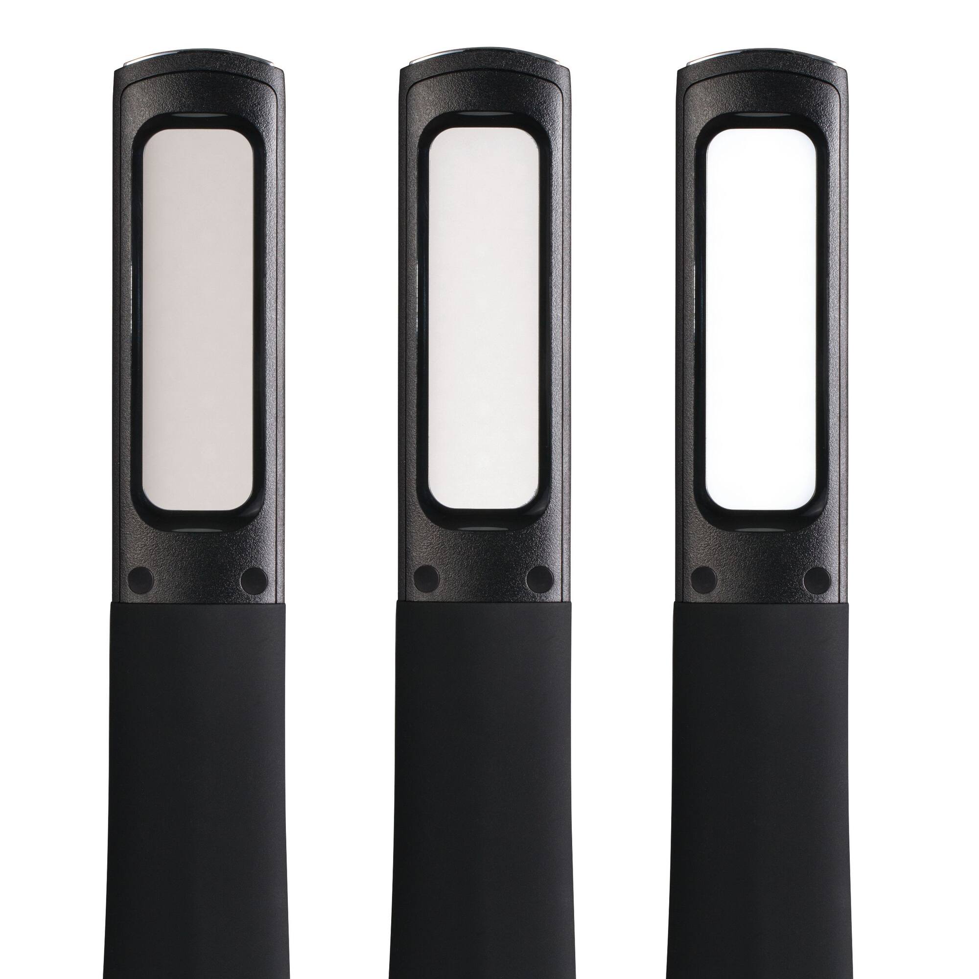 OttLite 16.5" Black LED Craft Anywhere Rechargeable Desk Lamp